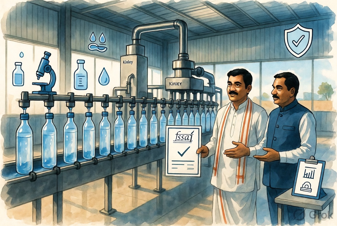 Decoding FSSAI Compliance: HCCB High-Speed Kinley Water Production Line Launch at Avinya Facility in Telangana