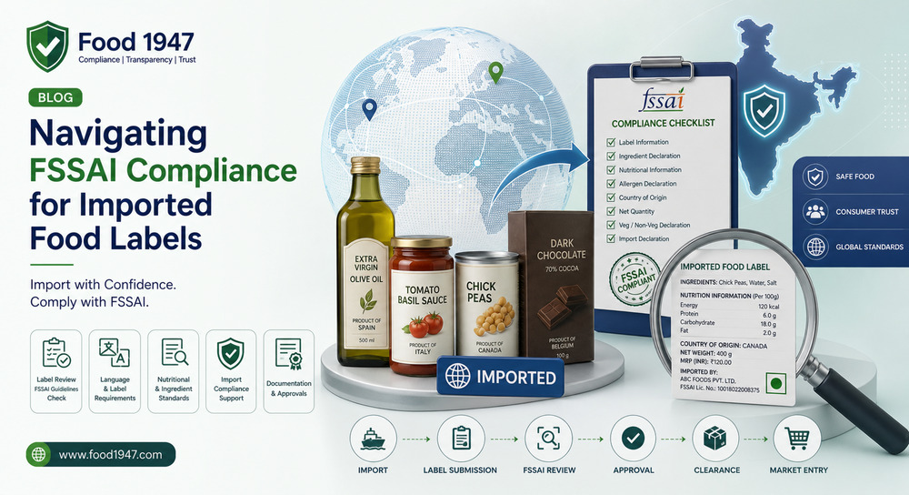 Navigating FSSAI Compliance for Imported Food Labels