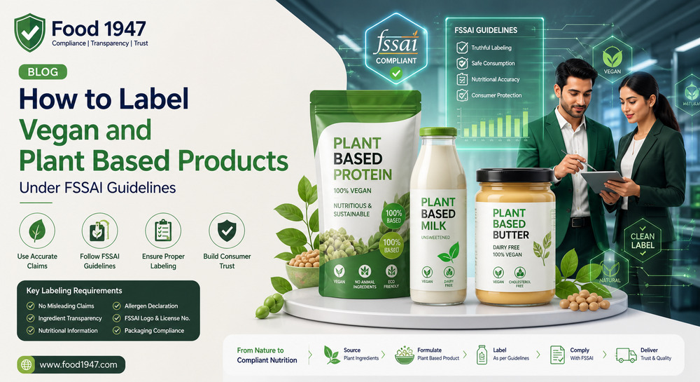 How to Label Vegan and Plant Based Products Under FSSAI Guidelines