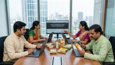 Preparing food labels for FSSAI audits