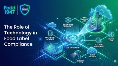 Technology in food label compliance