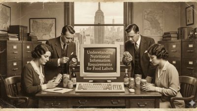 Nutritional label compliance requirements explained